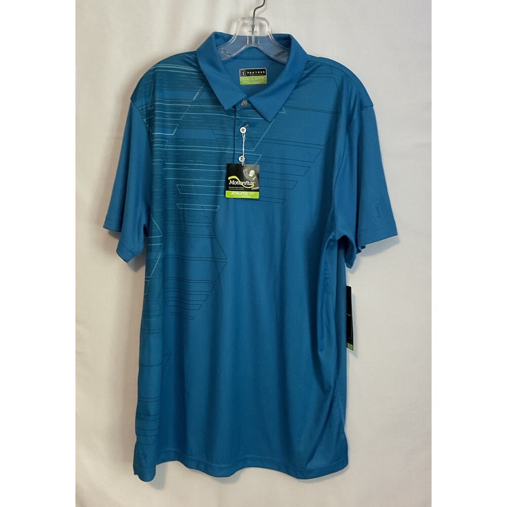 PGA Tour Pro Series XL Golf Shirt Motionflux Sun Protection 50 Easy Care NWT